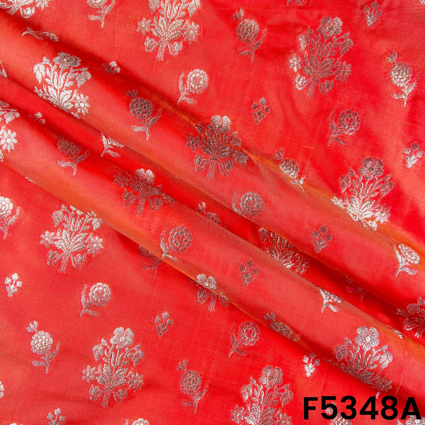 Banarasi Brocade Silk Fabric - F5348