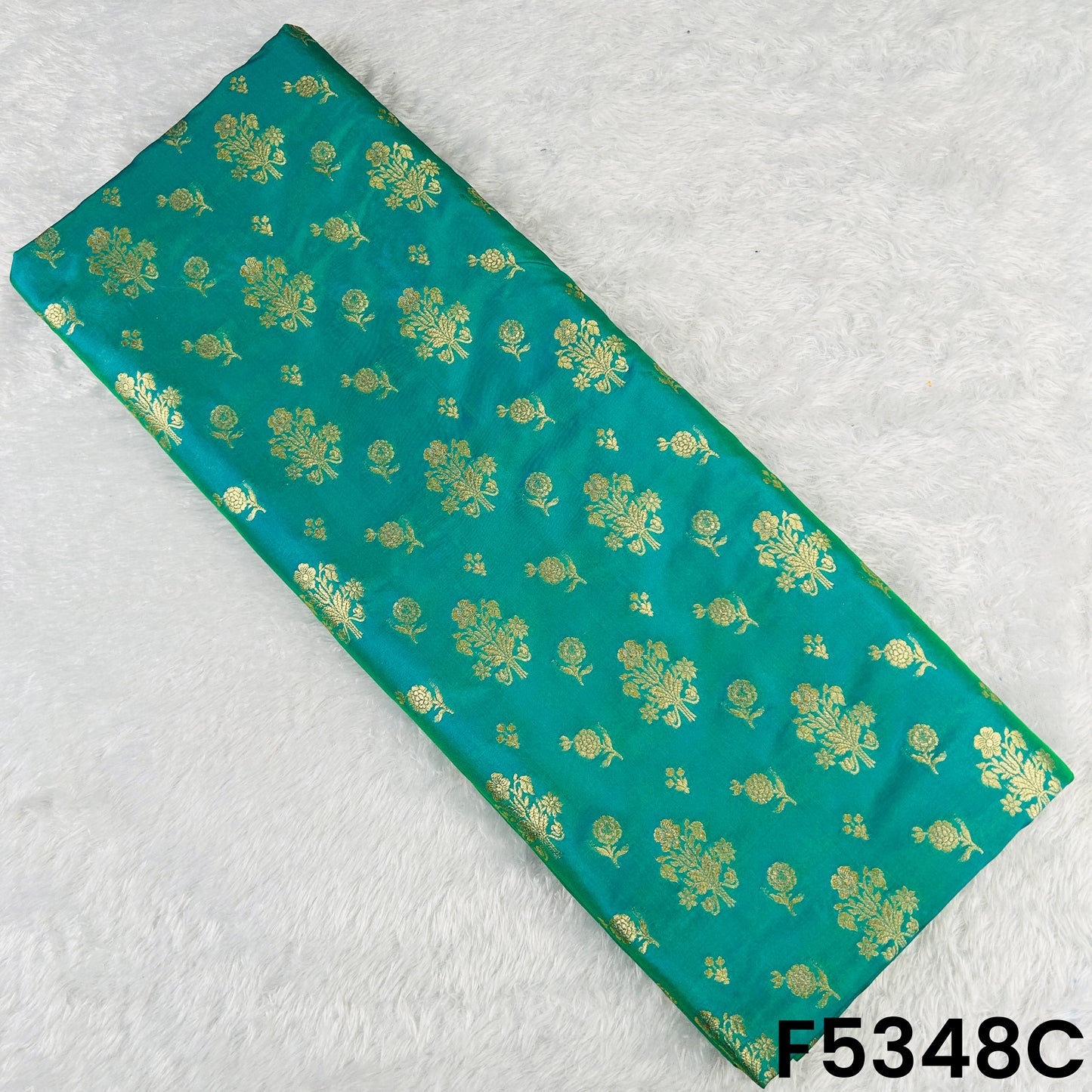 Banarasi Brocade Silk Fabric - F5348