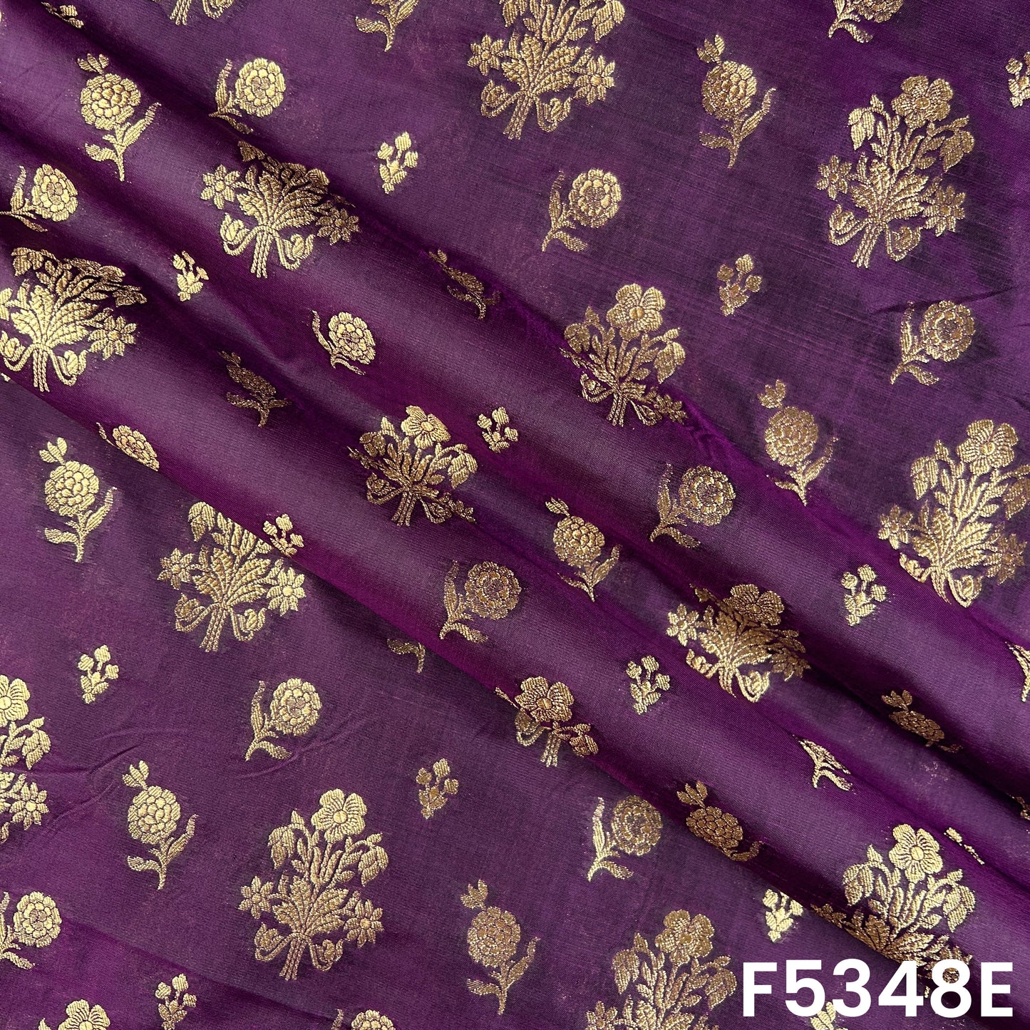 Banarasi Brocade Silk Fabric - F5348