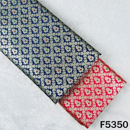 Zari Work Banarasi Brocade Silk Fabric - F5350