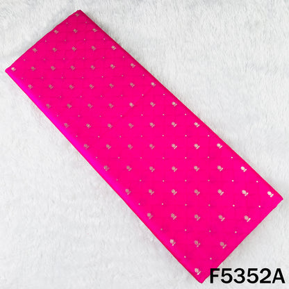 Zari Work Pure Banarasi Brocade Silk Fabric - F5352