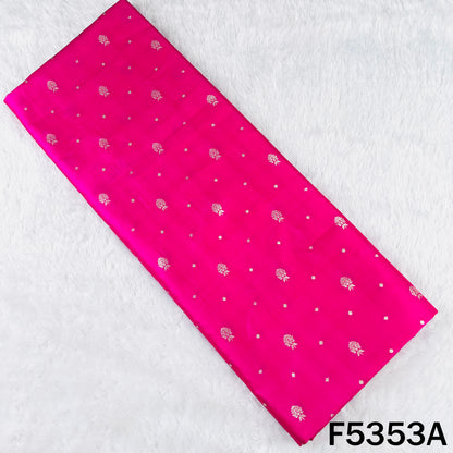 Zari Work Pure Banarasi Brocade Silk Fabric - F5353