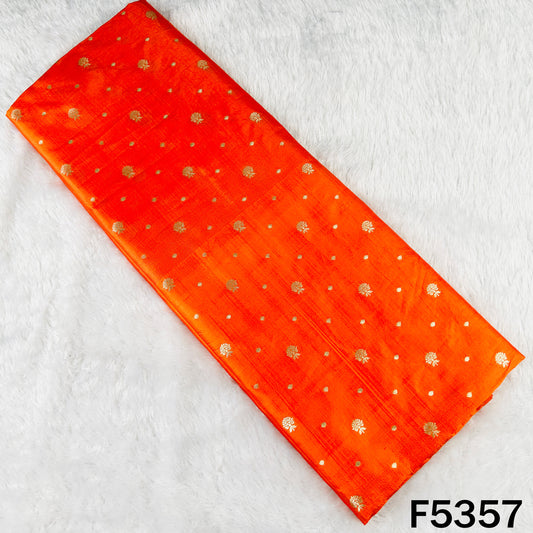 Zari Work Pure Banarasi Brocade Silk Fabric - F5357