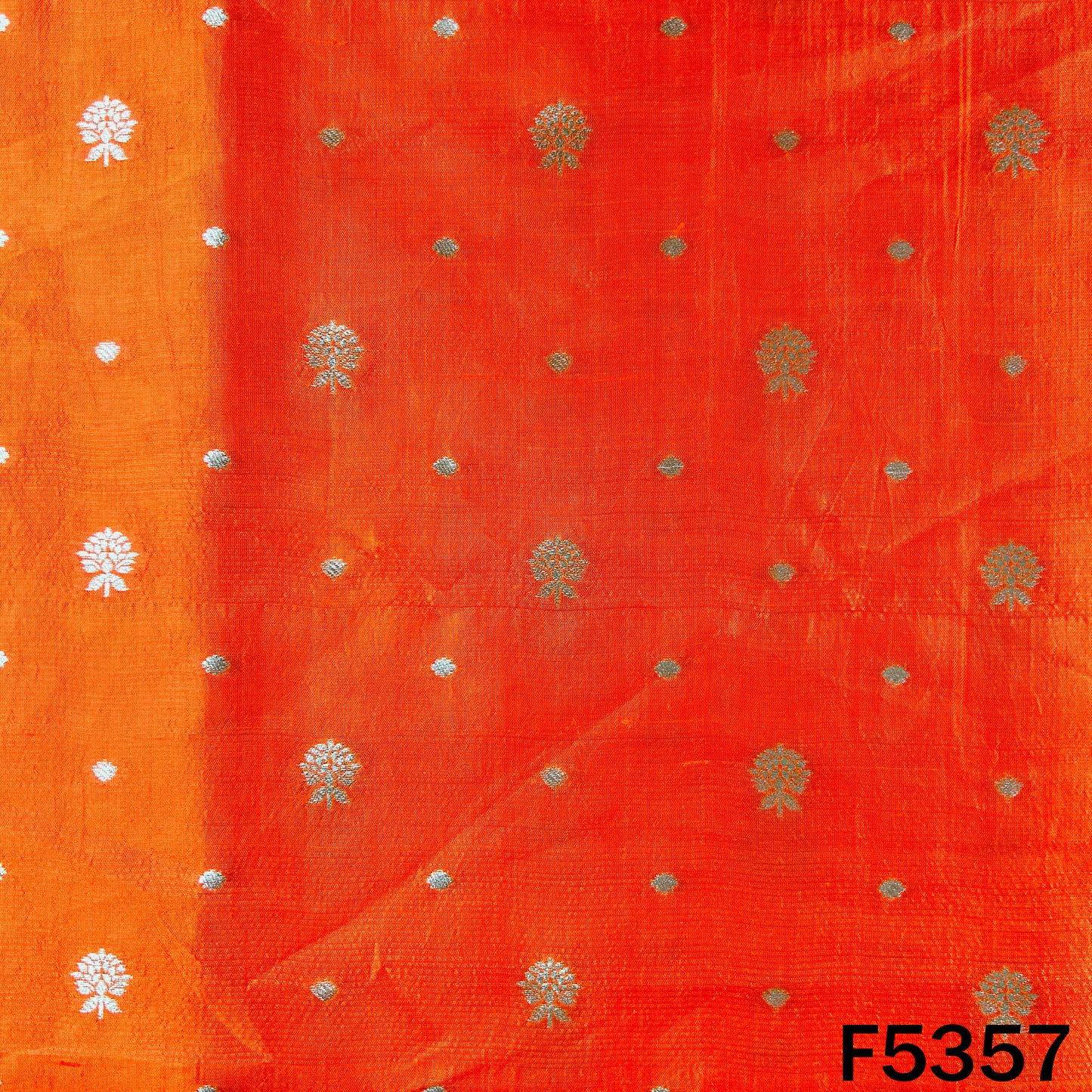 Zari Work Pure Banarasi Brocade Silk Fabric - F5357