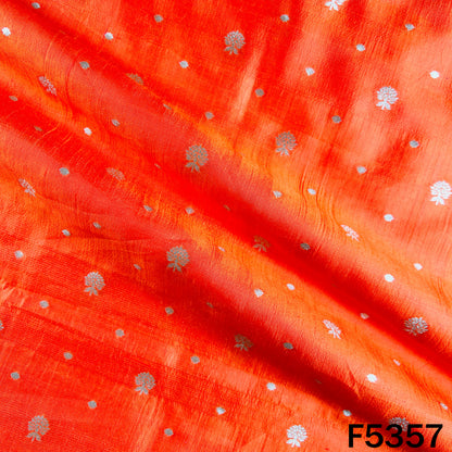 Zari Work Pure Banarasi Brocade Silk Fabric - F5357