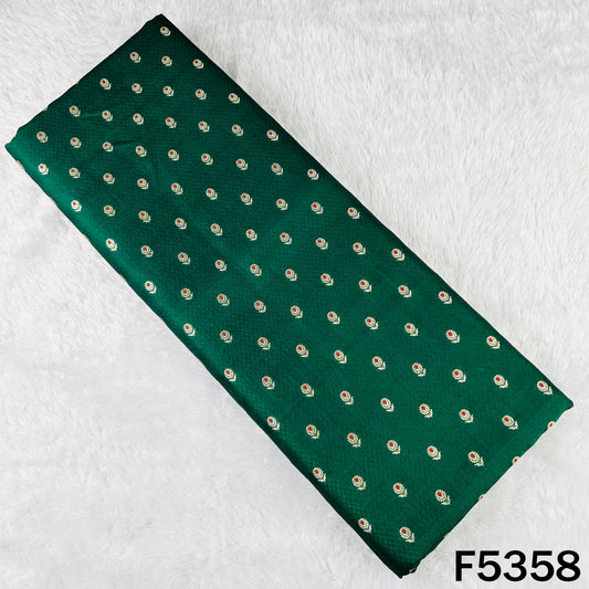 Zari Work Pure Banarasi Brocade Silk Fabric - F5358