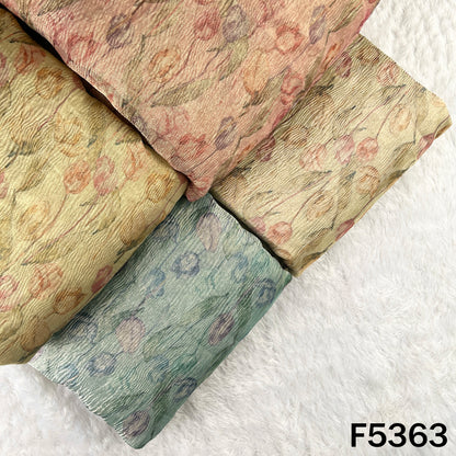 Digital Print Crush Tissue Fabric - F5363