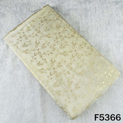 Dyeable Zari Work Shimmer Tissue Fabric - F5366