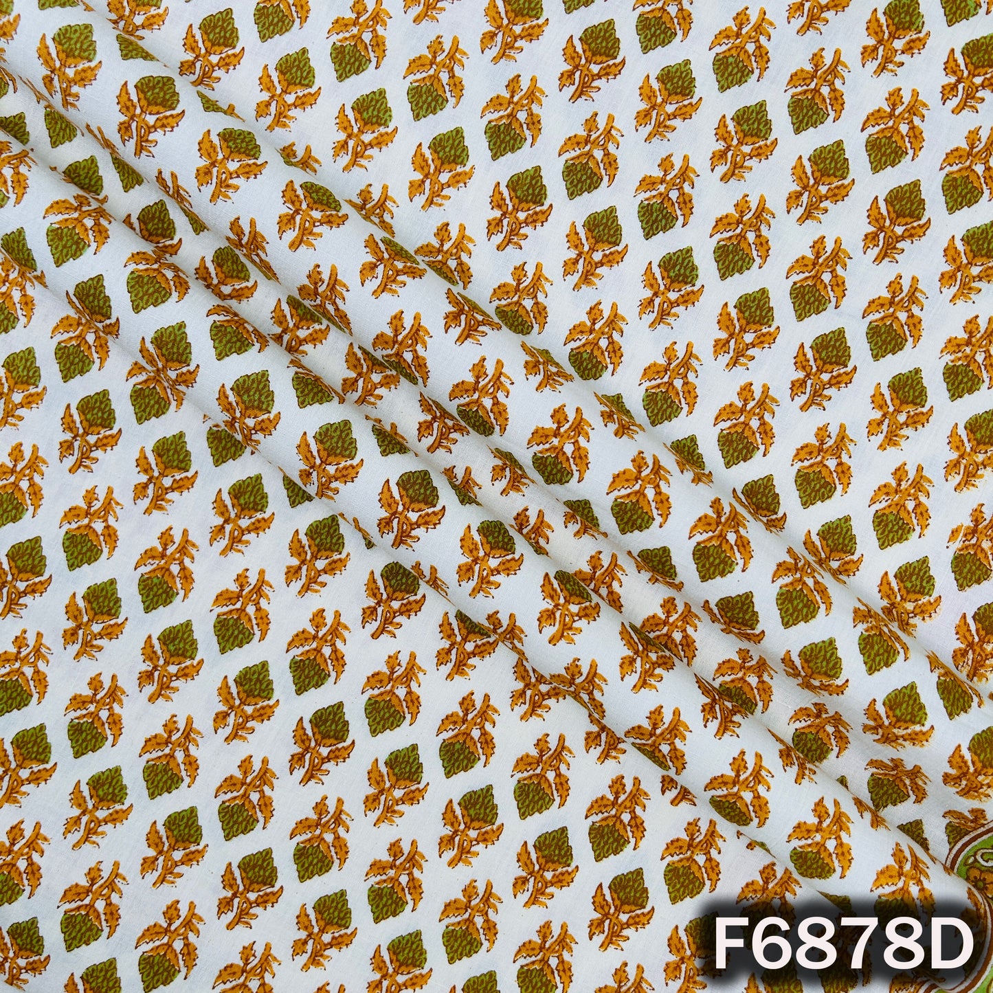 Block Print Cotton Fabric - F6878