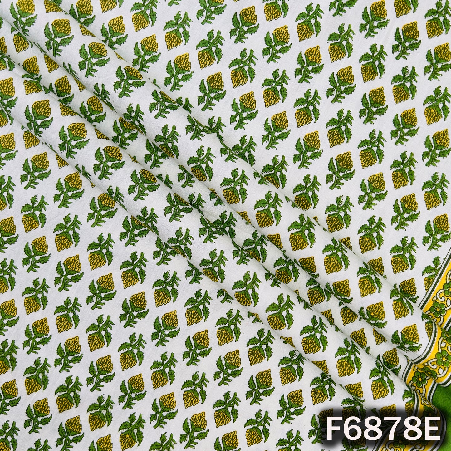 Block Print Cotton Fabric - F6878