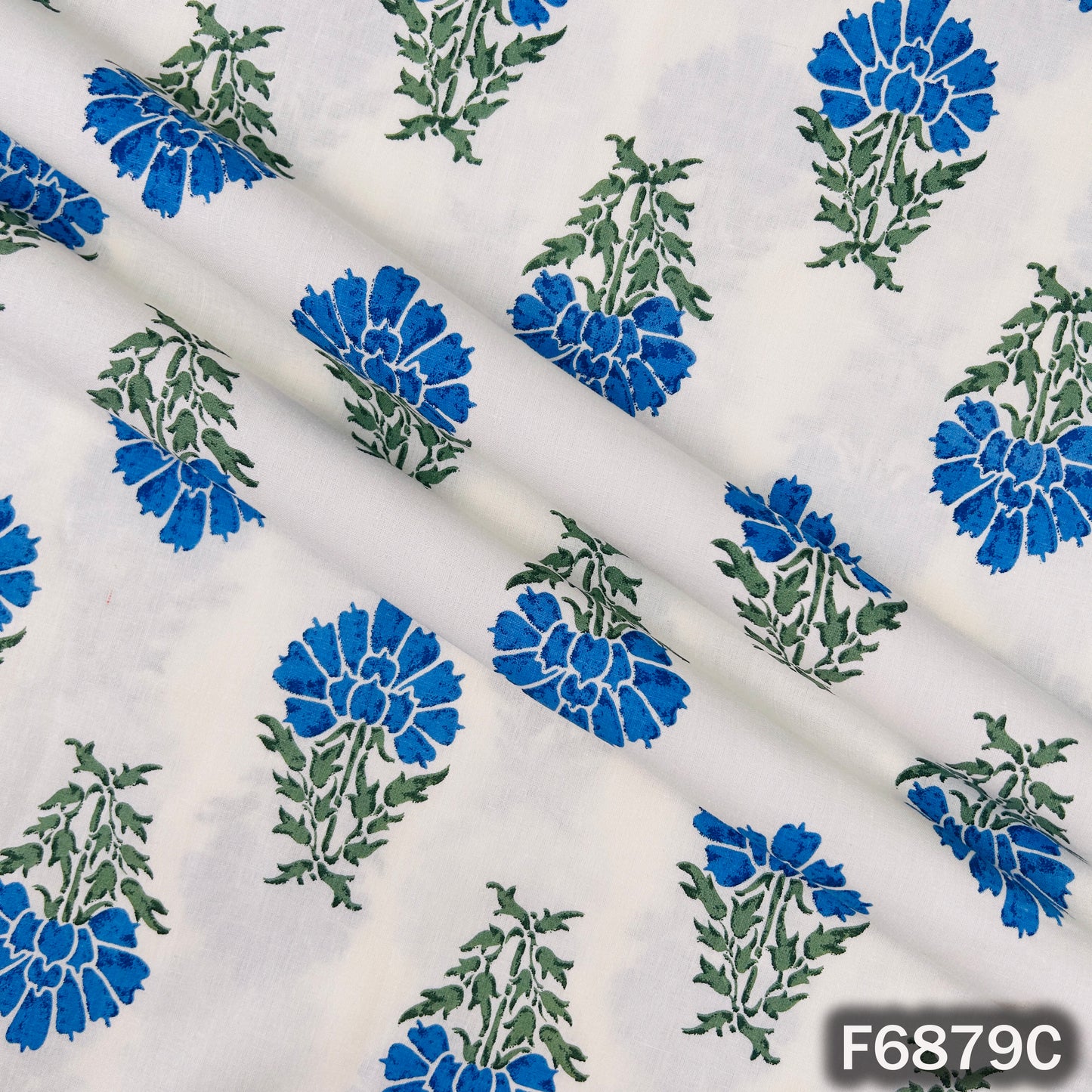 Block Print Cotton Fabric - F6879