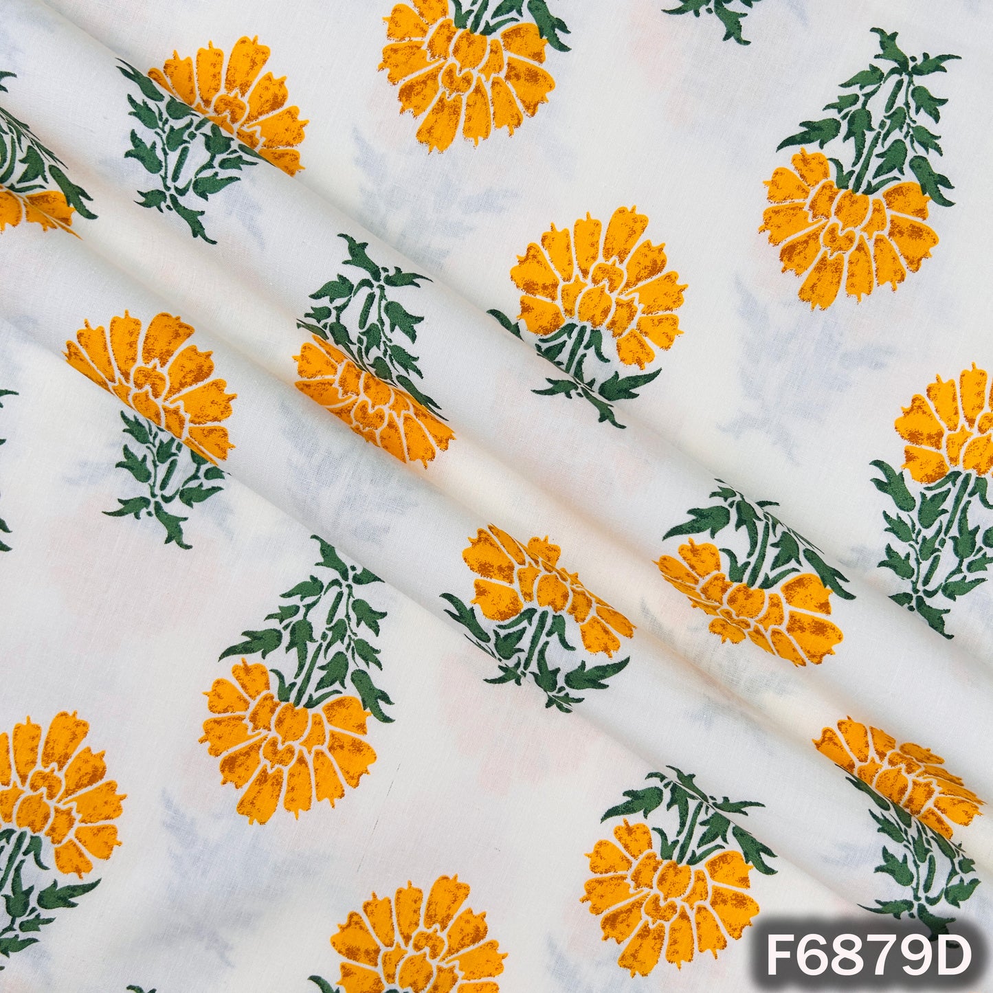 Block Print Cotton Fabric - F6879