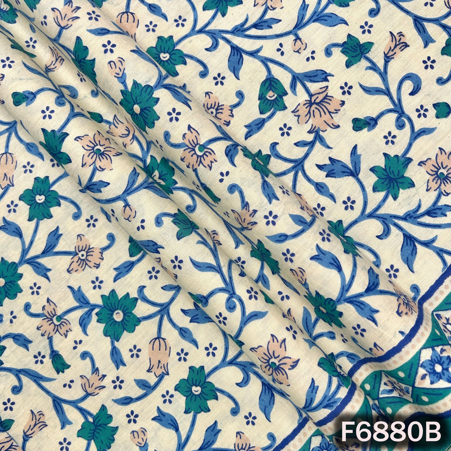 Floral Print Cotton Fabric - F6880
