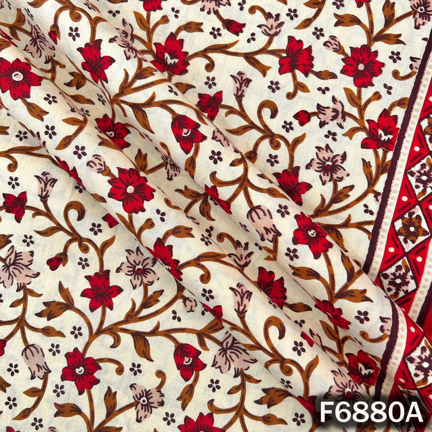 Floral Print Cotton Fabric - F6880