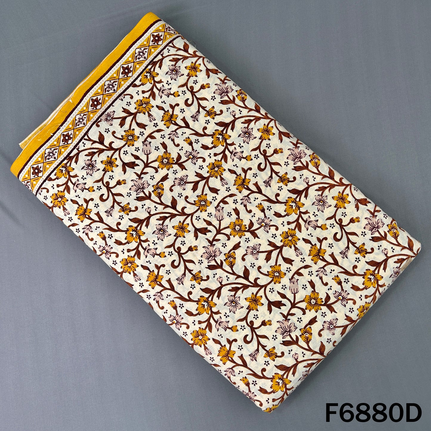 Floral Print Cotton Fabric - F6880