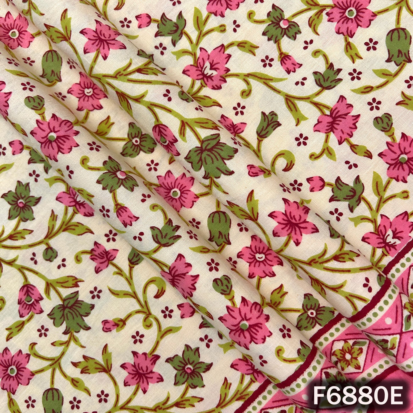 Floral Print Cotton Fabric - F6880