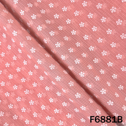 Thread Embroidered kota Cotton Fabric - F6881