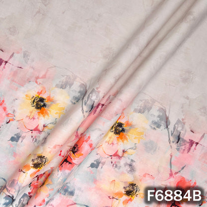Digital Print Hakoba Cambric Cotton Fabric - F6884