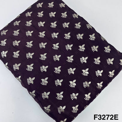 Zari Work Upada Silk Fabric-F3272