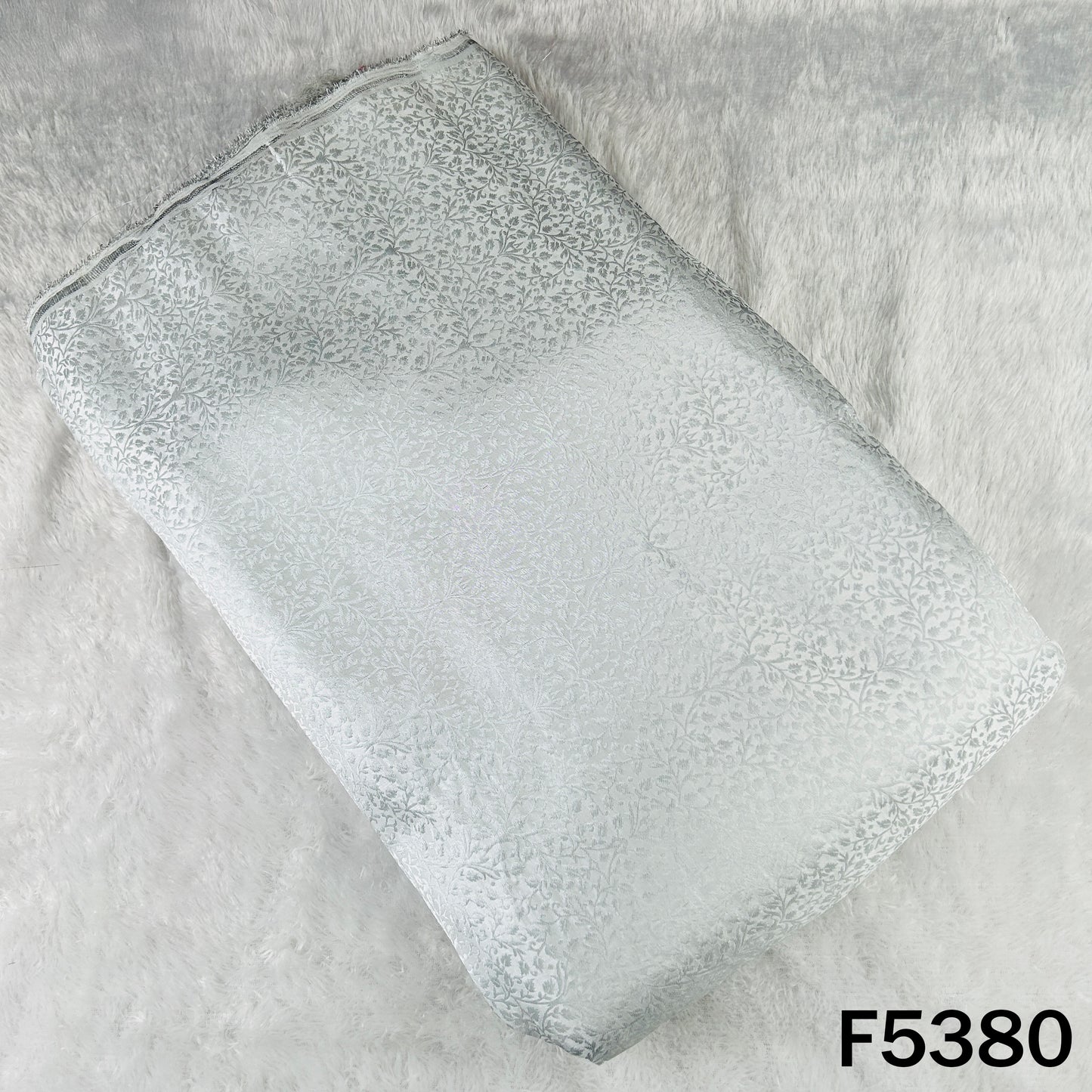 Dyeable Zari Work Brocade Silk Fabric - F5380