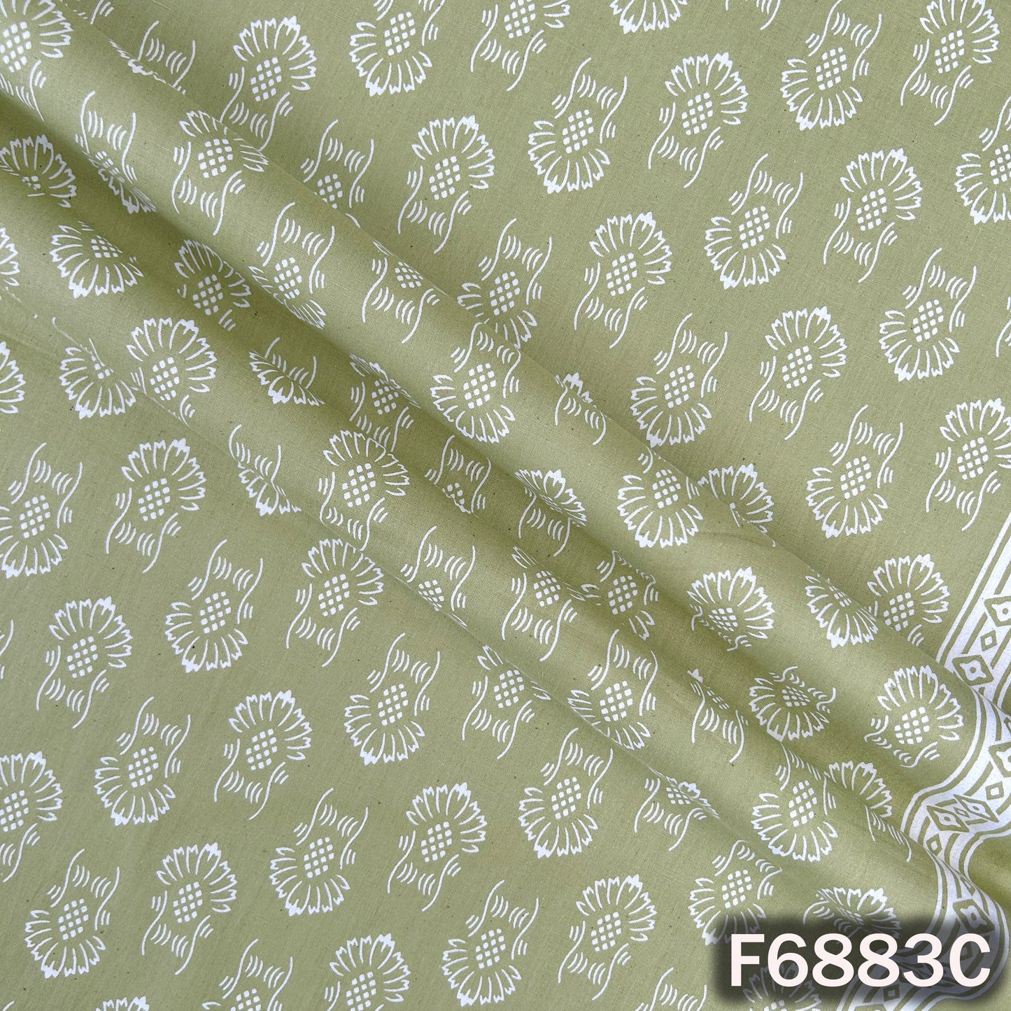 Block Print Cotton Fabric - F6883