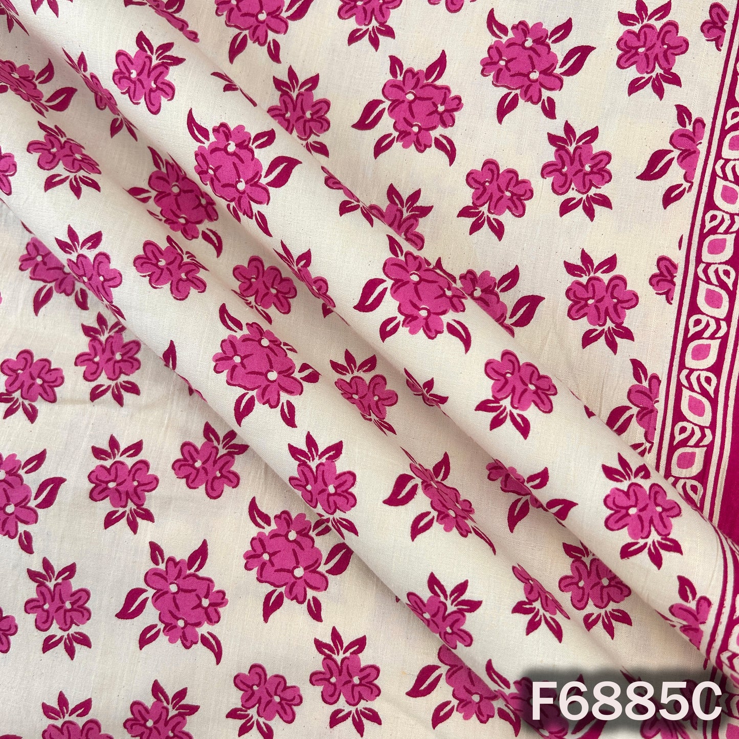 Block Print Cotton Fabric - F6885