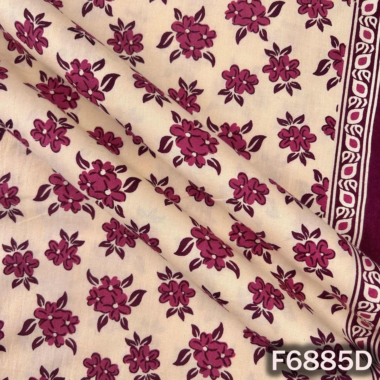 Block Print Cotton Fabric - F6885