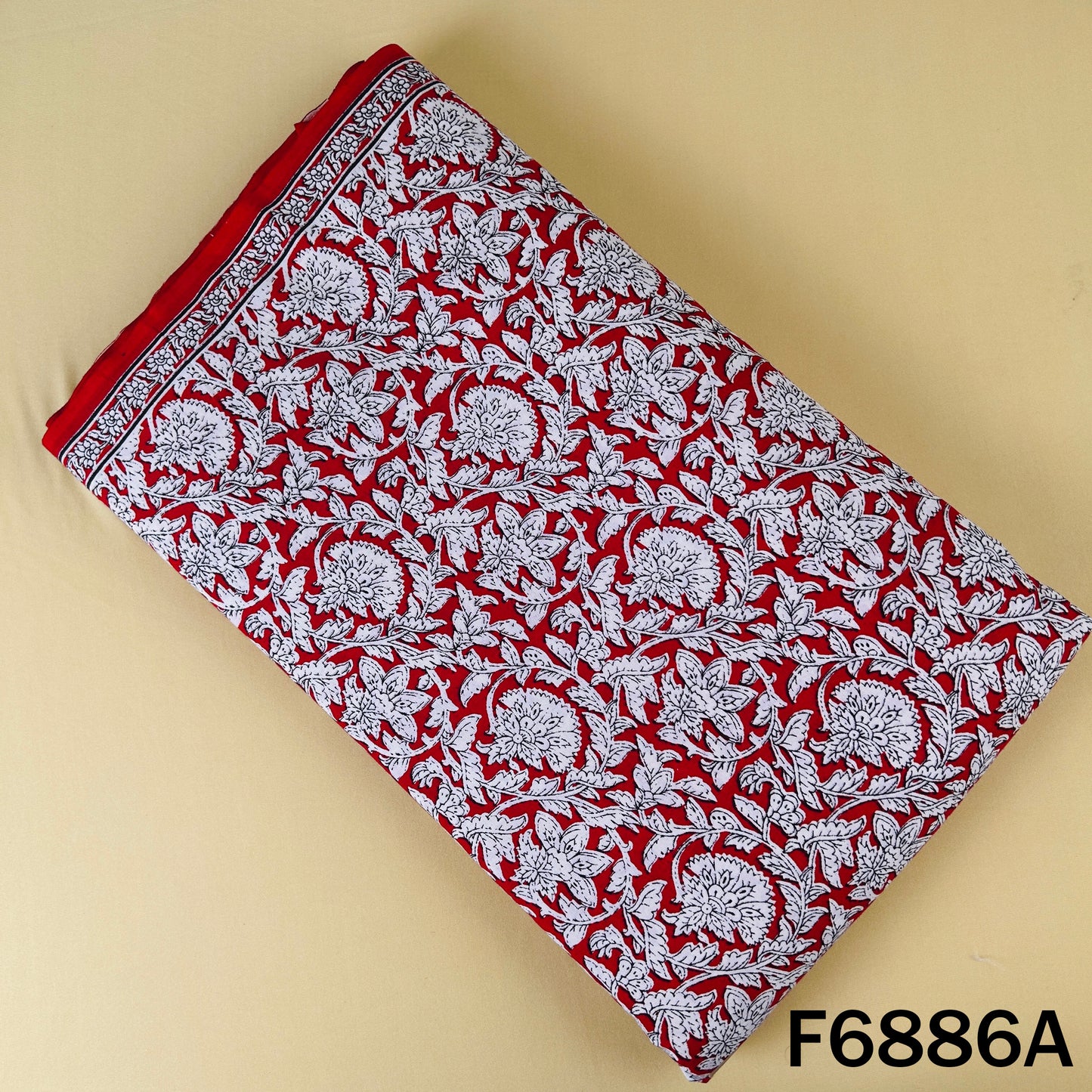Floral Print Cotton Fabric - F6886