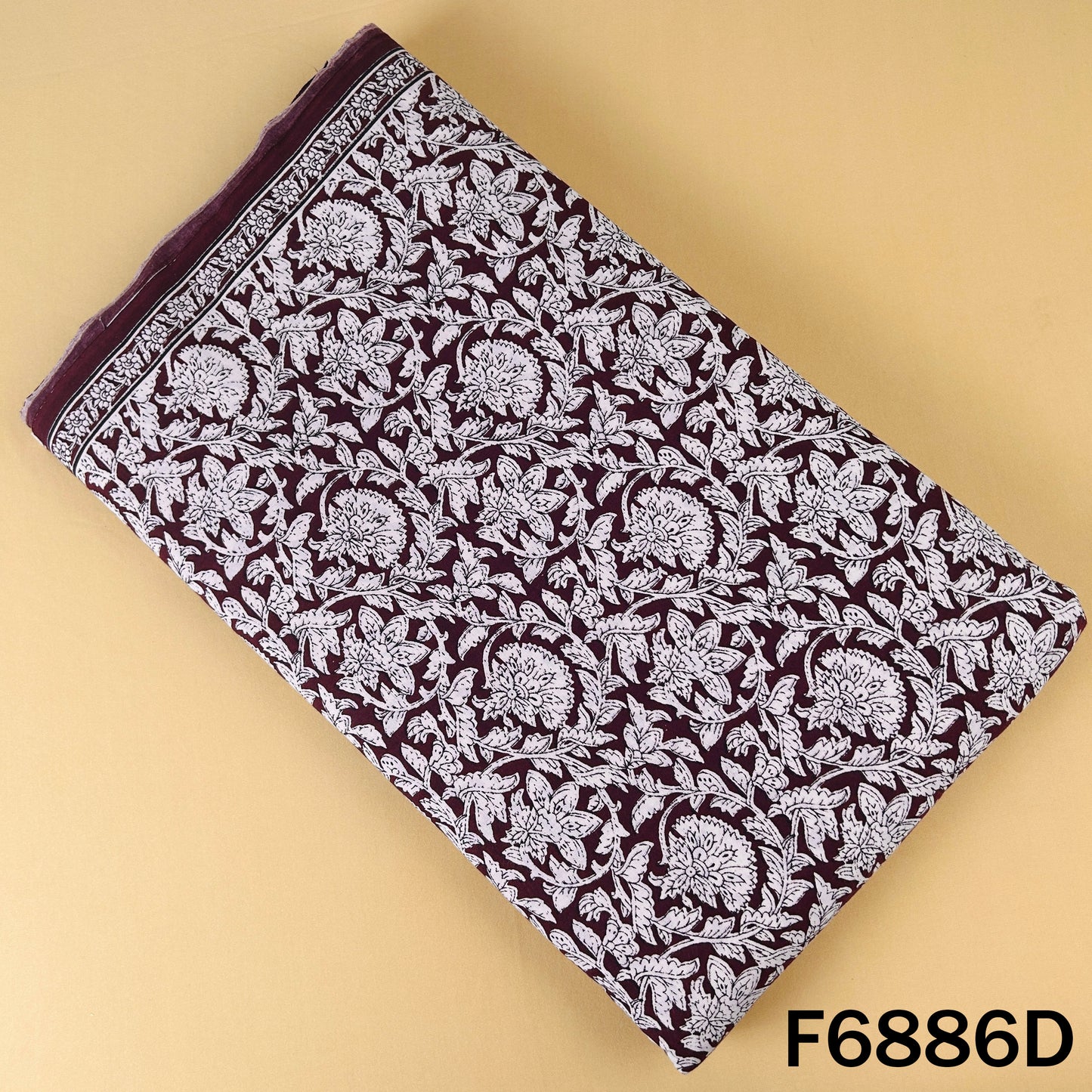 Floral Print Cotton Fabric - F6886