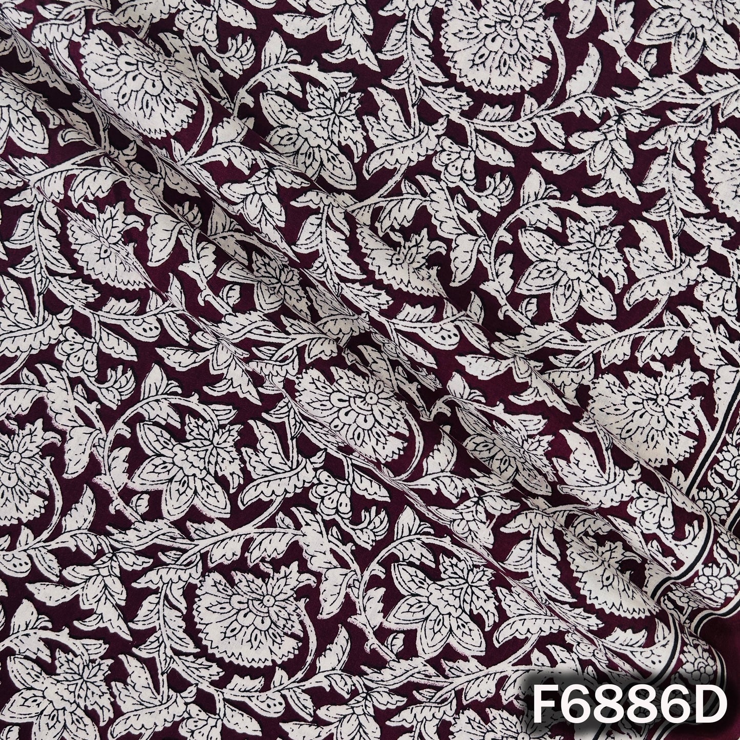 Floral Print Cotton Fabric - F6886