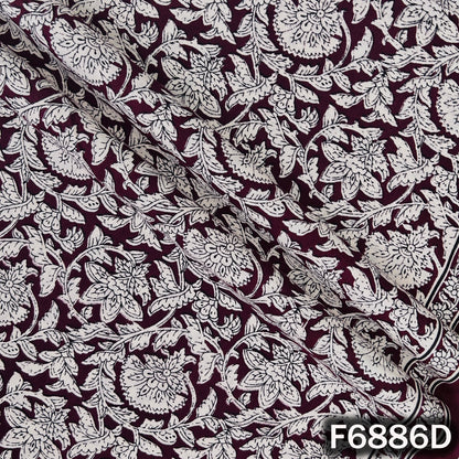Floral Print Cotton Fabric - F6886
