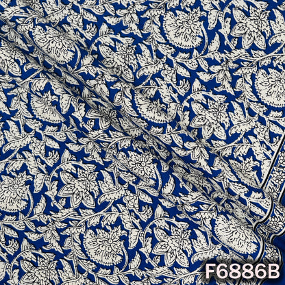 Floral Print Cotton Fabric - F6886