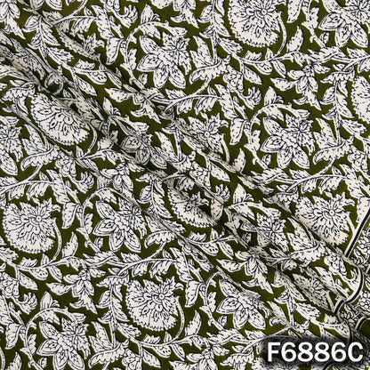 Floral Print Cotton Fabric - F6886