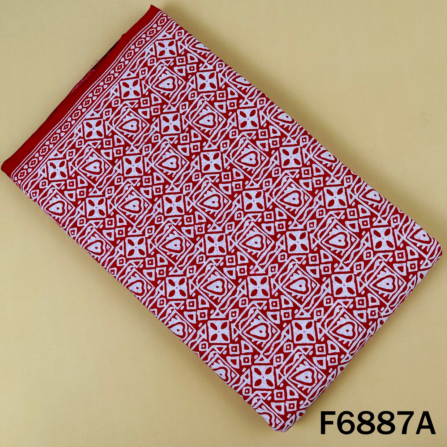 Block Print Cotton Fabric - F6887