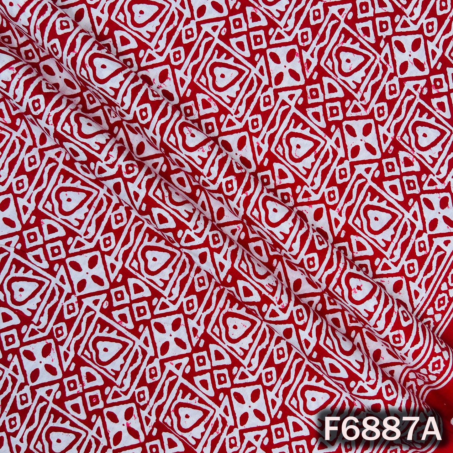 Block Print Cotton Fabric - F6887