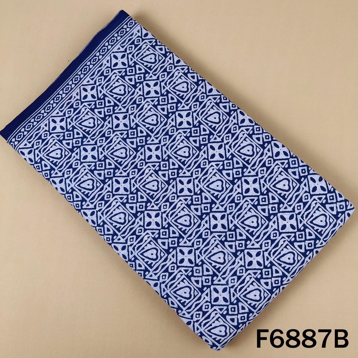 Block Print Cotton Fabric - F6887