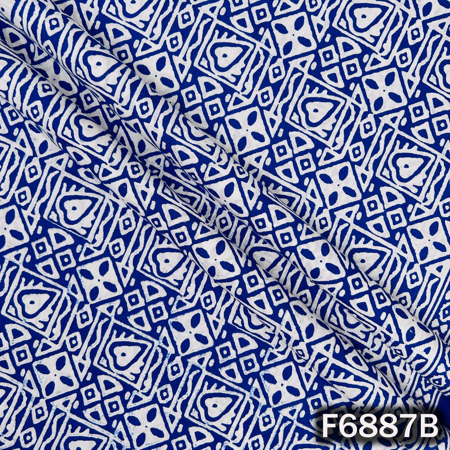 Block Print Cotton Fabric - F6887