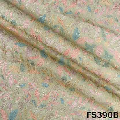 Digital Print Pure Monga Silk Fabric - F5390