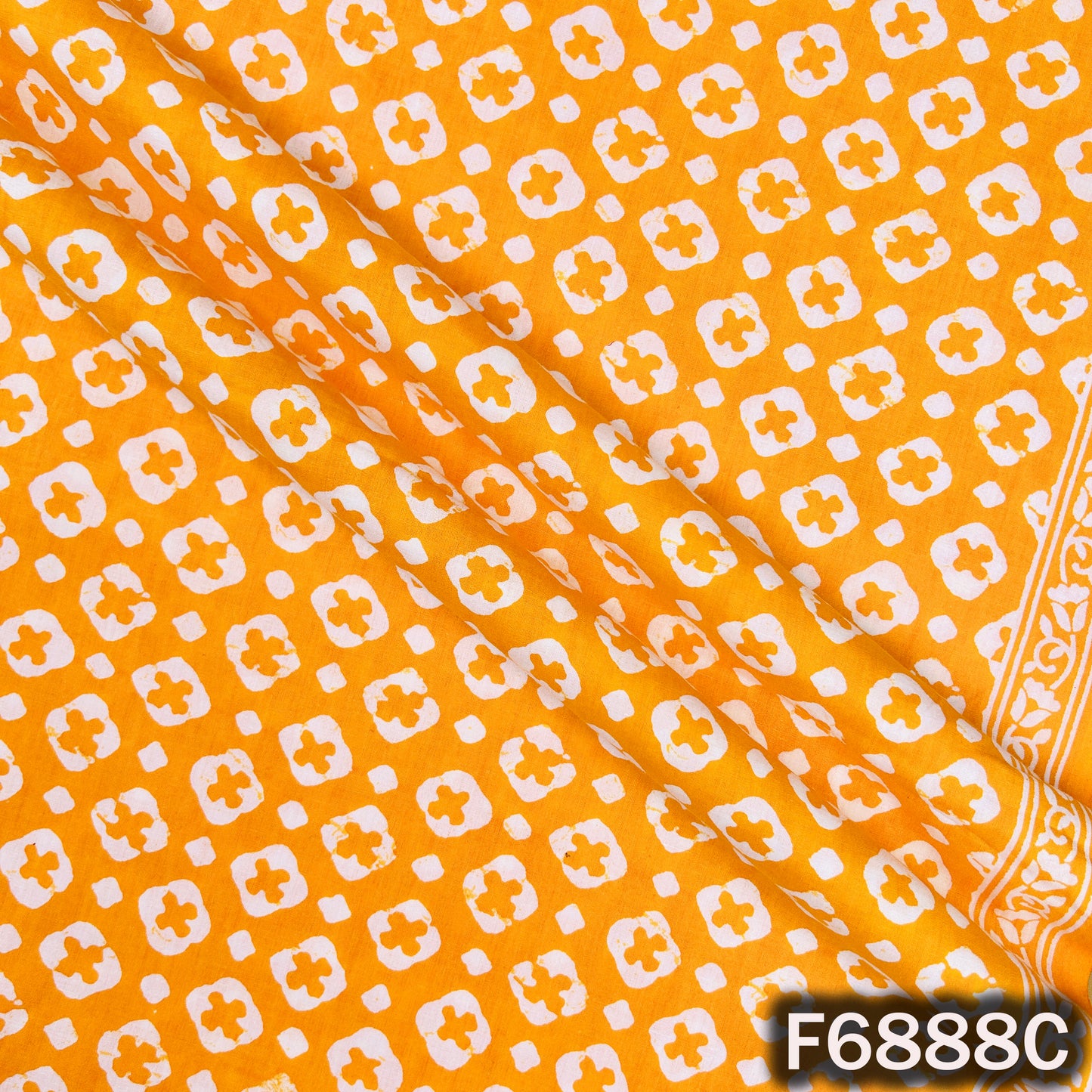 Block Print Cotton Fabric - F6888