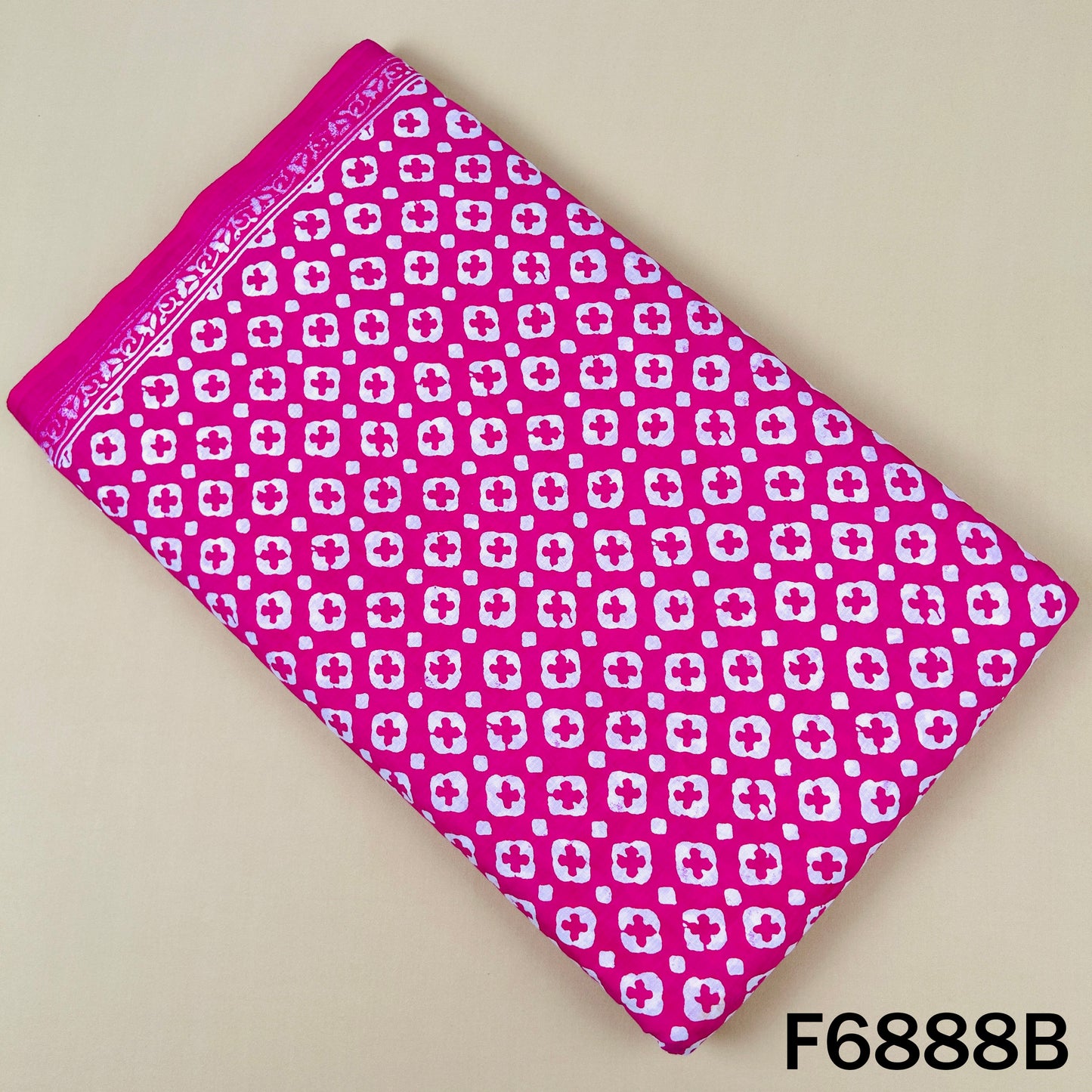 Block Print Cotton Fabric - F6888