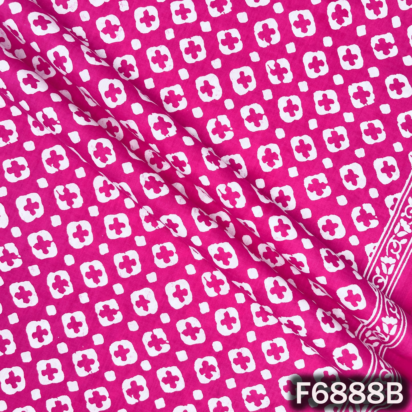 Block Print Cotton Fabric - F6888