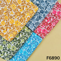 Floral Print Cotton Fabric - F6890
