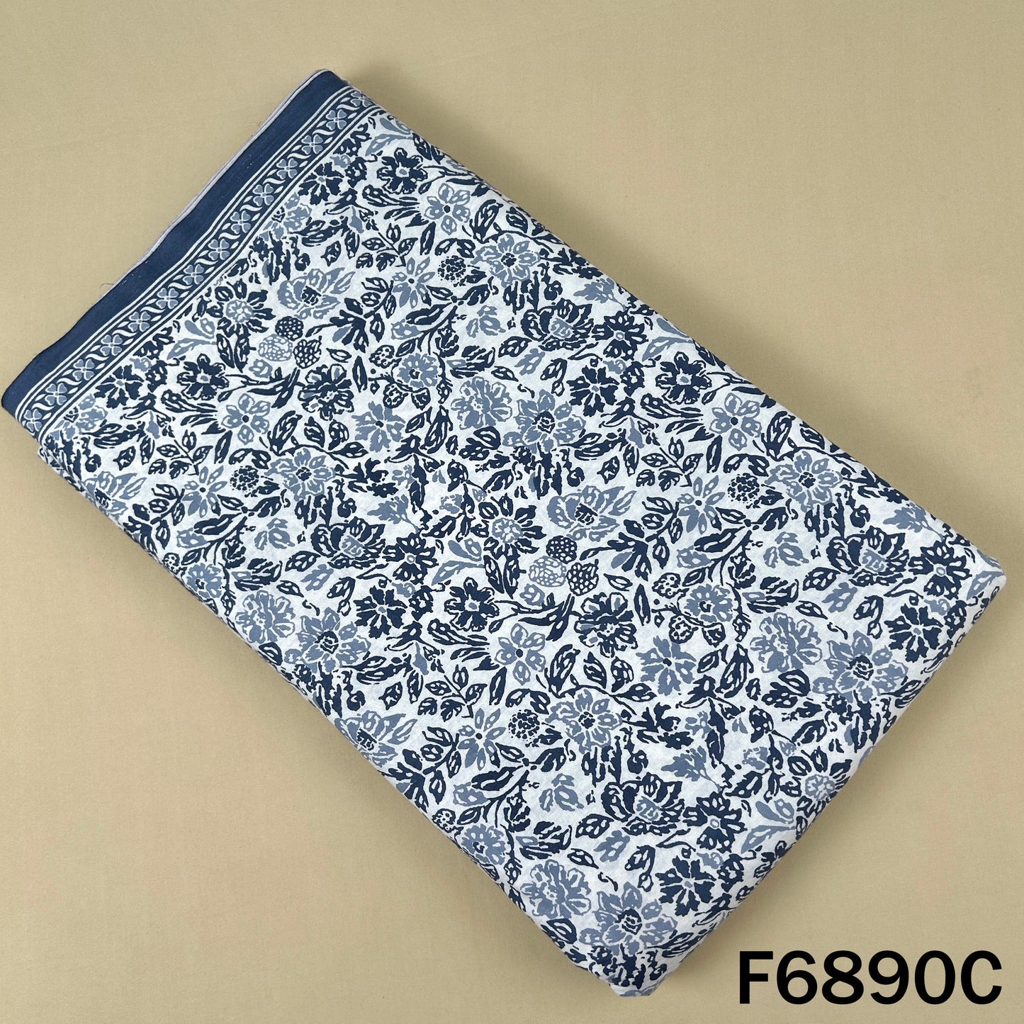 Floral Print Cotton Fabric - F6890