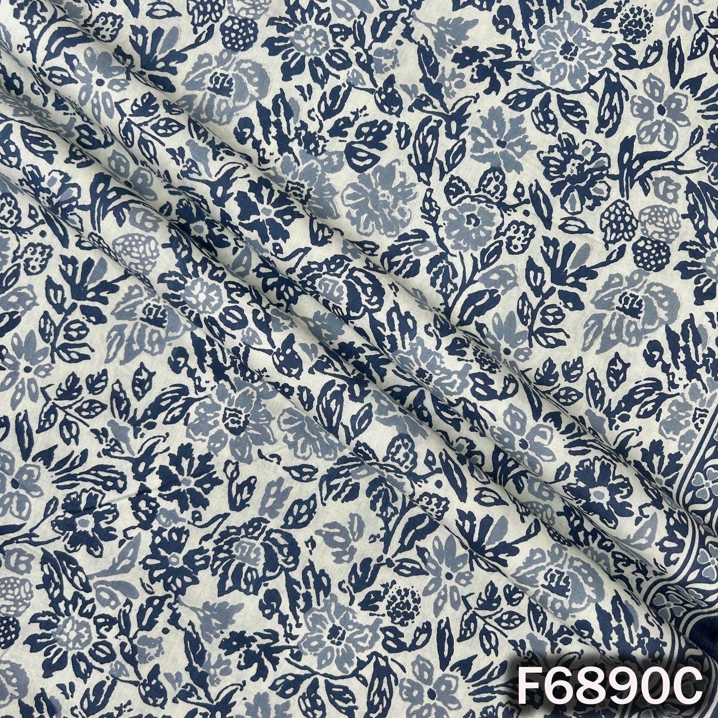 Floral Print Cotton Fabric - F6890