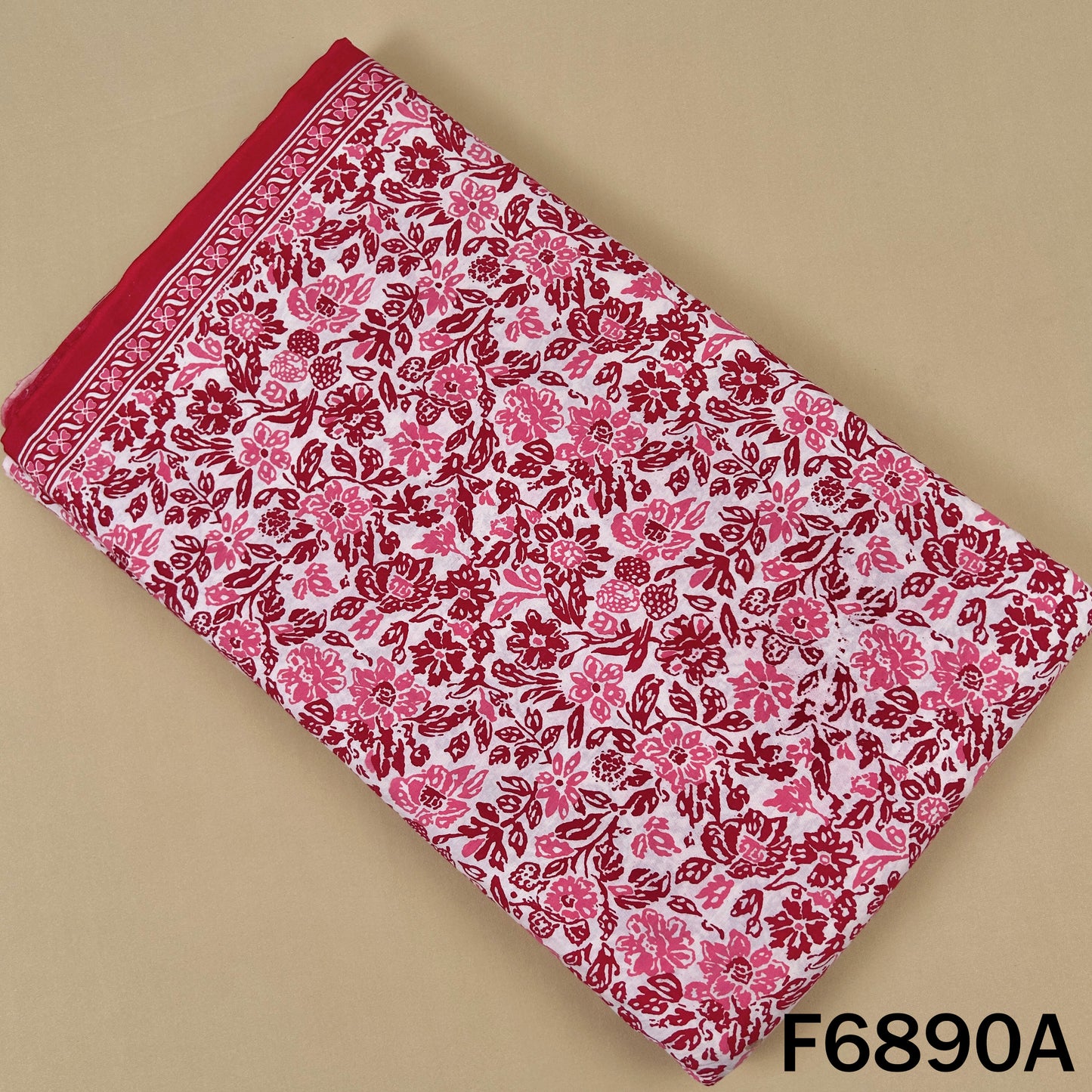 Floral Print Cotton Fabric - F6890
