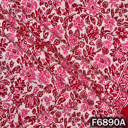 Floral Print Cotton Fabric - F6890