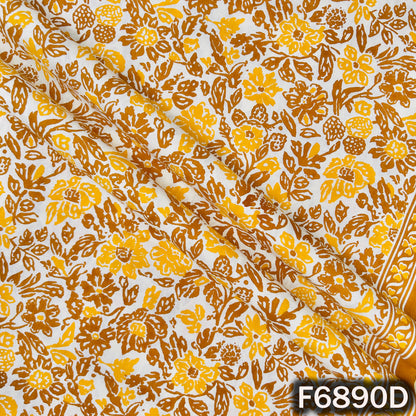 Floral Print Cotton Fabric - F6890