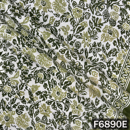 Floral Print Cotton Fabric - F6890