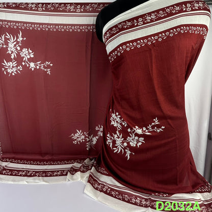 Printed Cotton Dupatta-D2032
