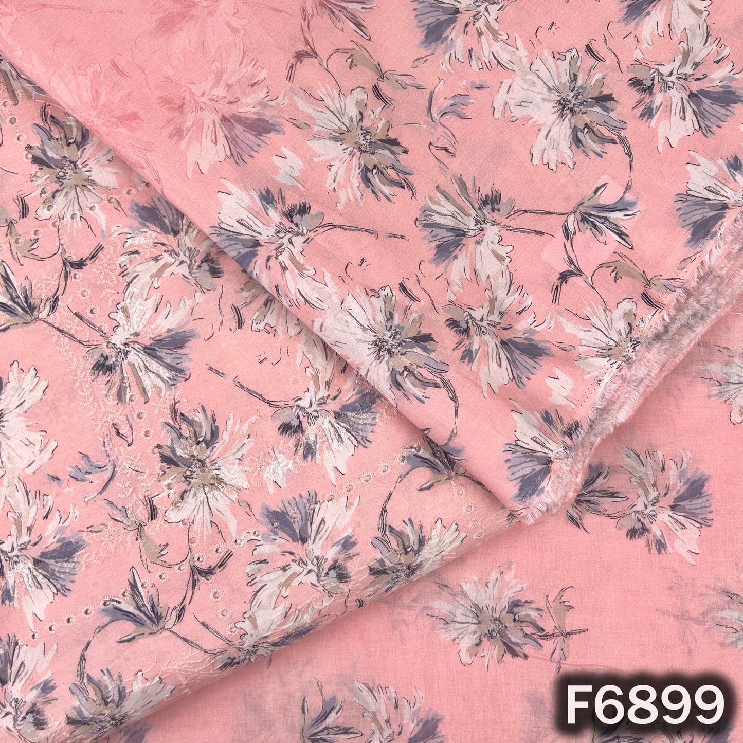 Digital Print Hakoba Cambric Cotton Fabric - F6899